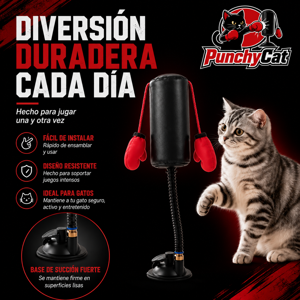 Saco de Boxeo para Gatos