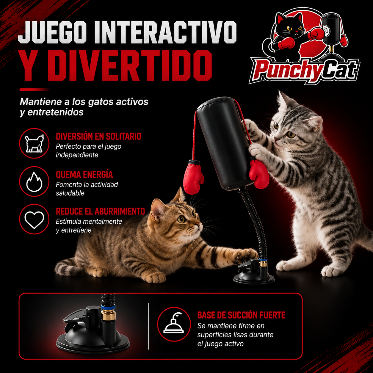 Saco de Boxeo para Gatos